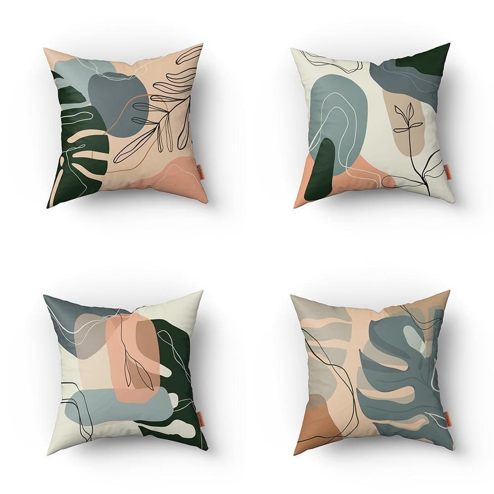 Kit Almofadas Decorativas Estampadas 40x40cm Modelo 031