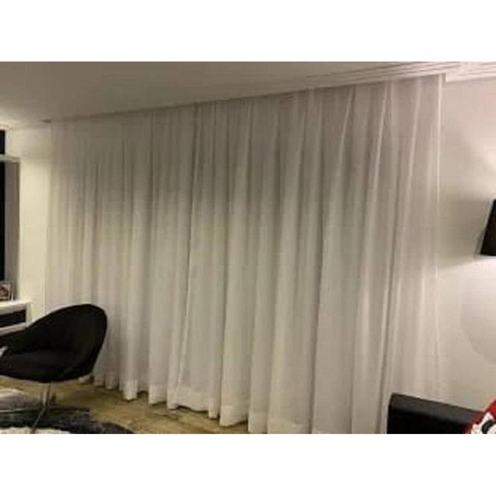 Cortina Palha Forro Com Linho 6.00 X 2.60