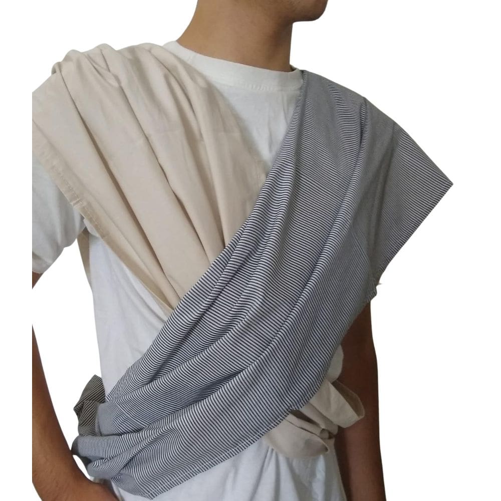 Fastsling Canguru Piêpaô Fast Sling Listras + Marfim M