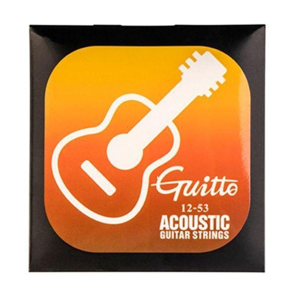 Encordoamento Cordas Violão Aço Guitto 012-053