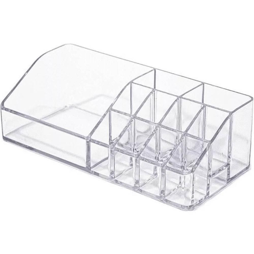 Porta Maquiagem de Acrílico com 12 Divisórias Organizador de Esmaltes Joias perfumes