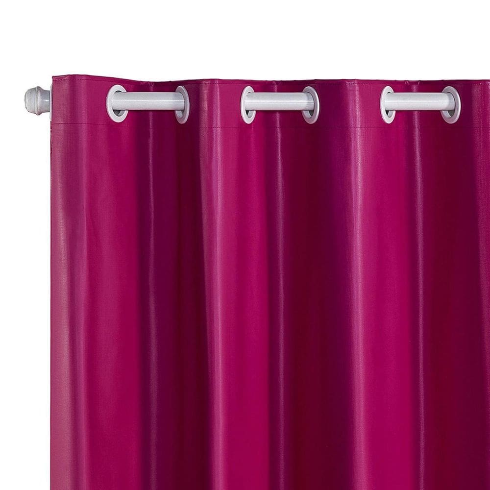Cortina Folha Blackout Pvc 1,10M X 1,30M Uma Parte Pink