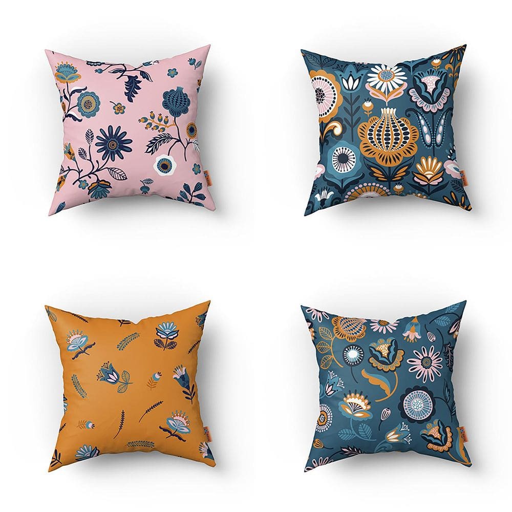 Kit Almofadas Decorativas Estampadas 30X30Cm 229