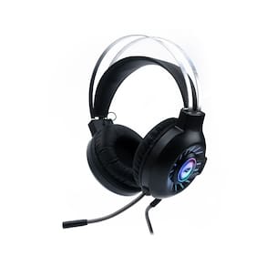 Headset Gamer C3Tech PH-G340BK Vortex USB Iluminação LED Microfone - Preto