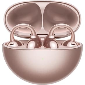 Fone de ouvido sem fio, HUAWEI FreeClip, C-bridge Design, Tecnologia Open-Ear, Reconhecimento Automático de Posição Esquerdo-Direito (Ouro Rosa)