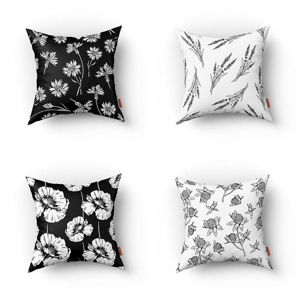 Kit Almofadas Decorativas Estampadas 35x35cm Modelo 024
