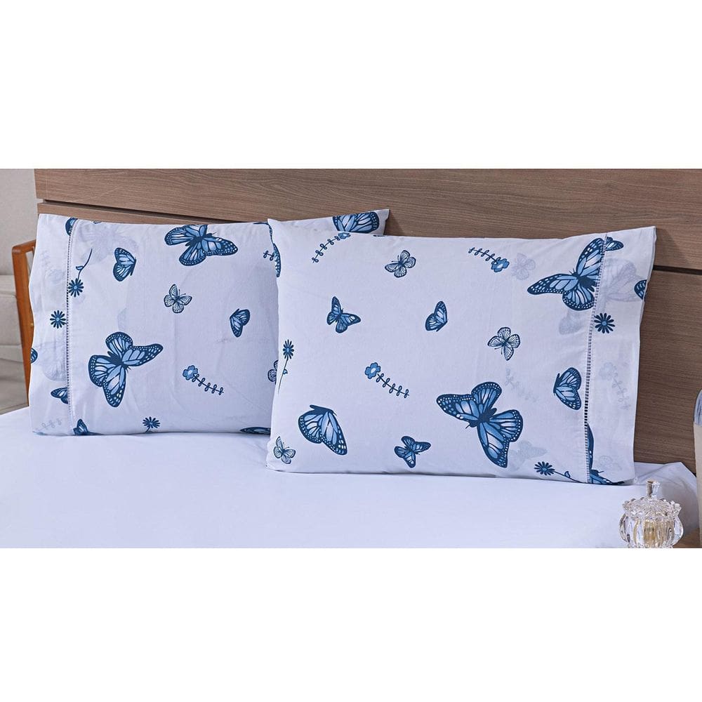Kit 10 Fronhas Avulsas 80X60Cm Percal 100% Algodão 180 Fios