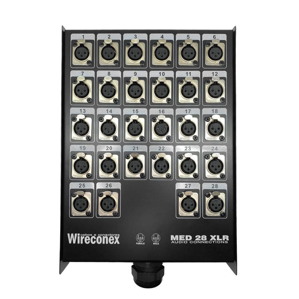 Bandeja Medusa Wireconex 28 Vias Com Conectores De 1 Saida
