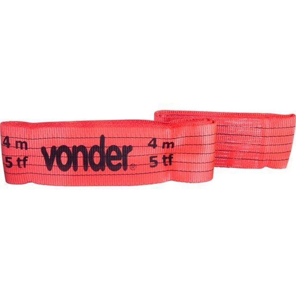 Cinta Elevação De Carga Vonder 7:1 4 Metros 4 Toneladas