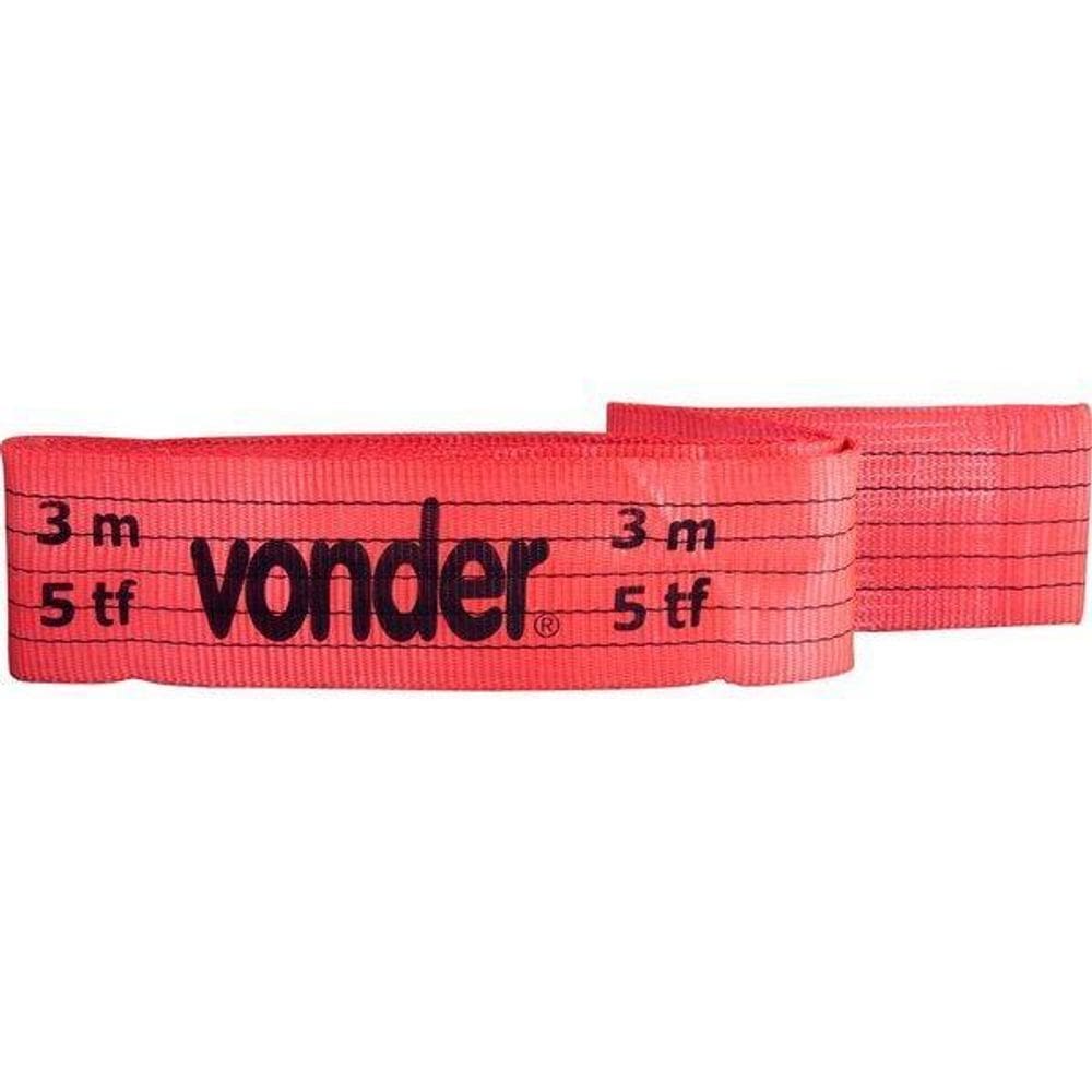 Cinta Elevação De Carga Vonder 7:1 3 Metros 5 Toneladas