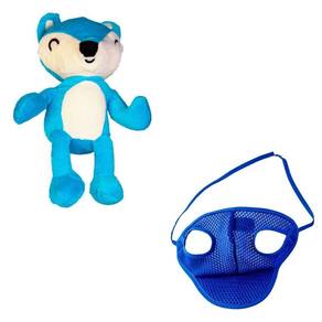 Kit Boné E Pelúcia Raposinha Para Cães E Gatos - P