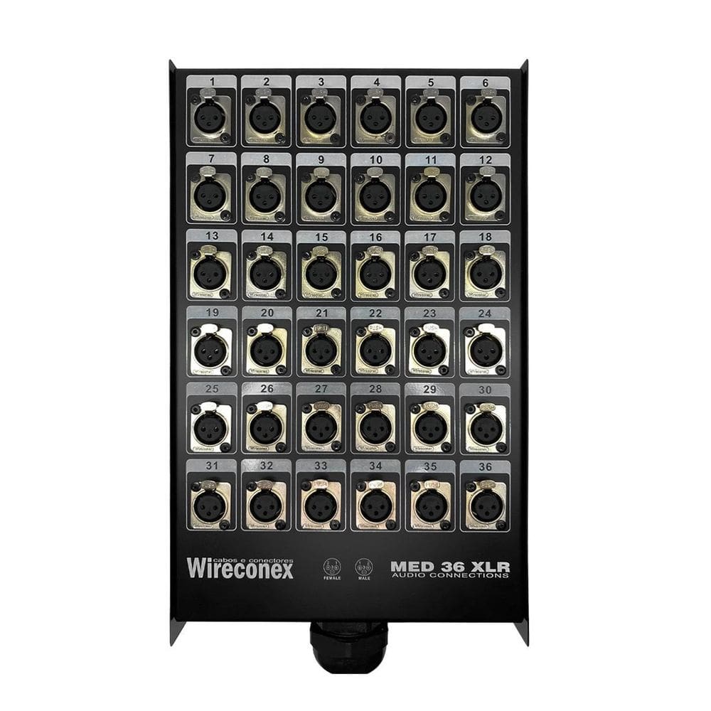 Bandeja Medusa Wireconex 36 Vias Com Conectores De 1 Saida
