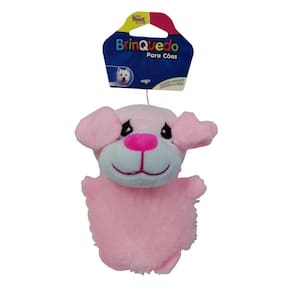 Brinquedo Para Cachorro Pelúcia Pantera Cor De Rosa The Pets