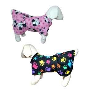 Vestidos Inverno Cachorro G - Soft - Rosa/Preto - Laço