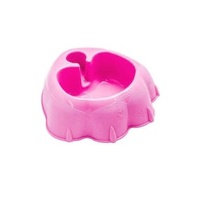 Bebedouro Para Cães Com Suporte Garrafa Pet Pequeno Rosa