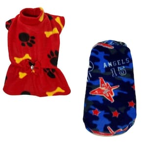 Kit 2 Roupas De Inverno Cães E Gato Vestido E Capa Eg - 003