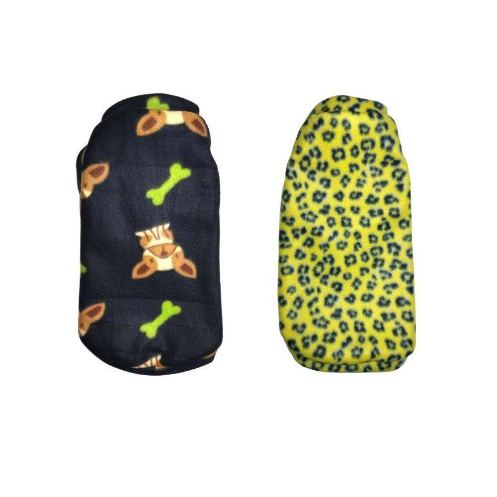 Kit 2 Roupas Para Cães - Suéter De Inverno Pp