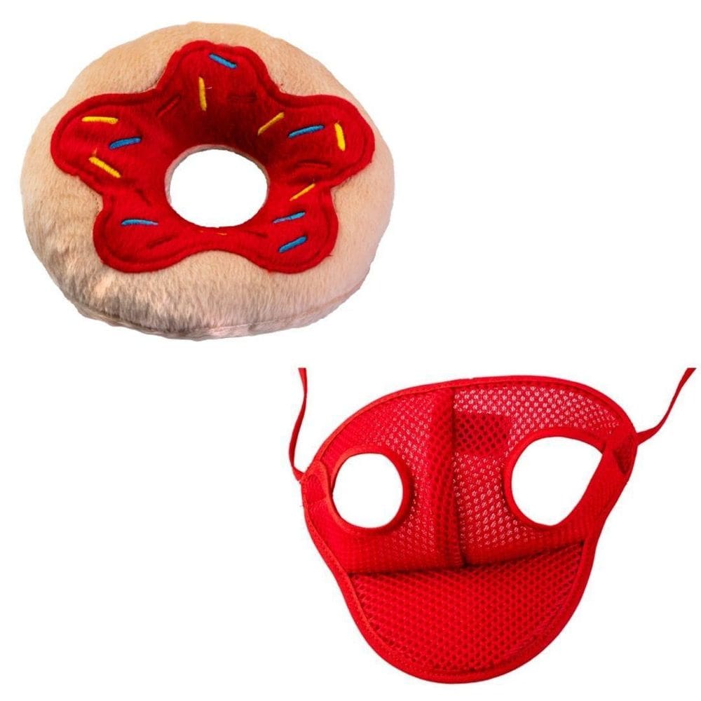 Kit Boné E Pelúcia Rosquinha Para Cães E Gatos - G