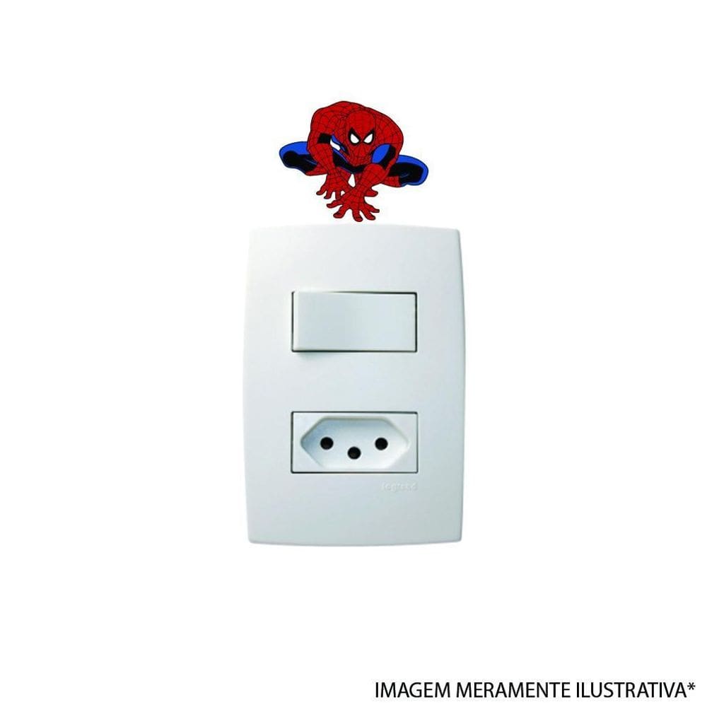 Adesivo De Interruptor Homem Aranha Mod03