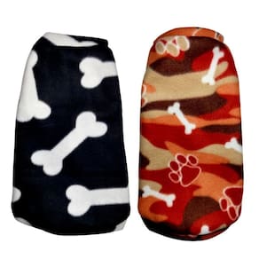 Kit 2 Roupas Cachorros - Suéter Inverno Gg Preto e Marrom