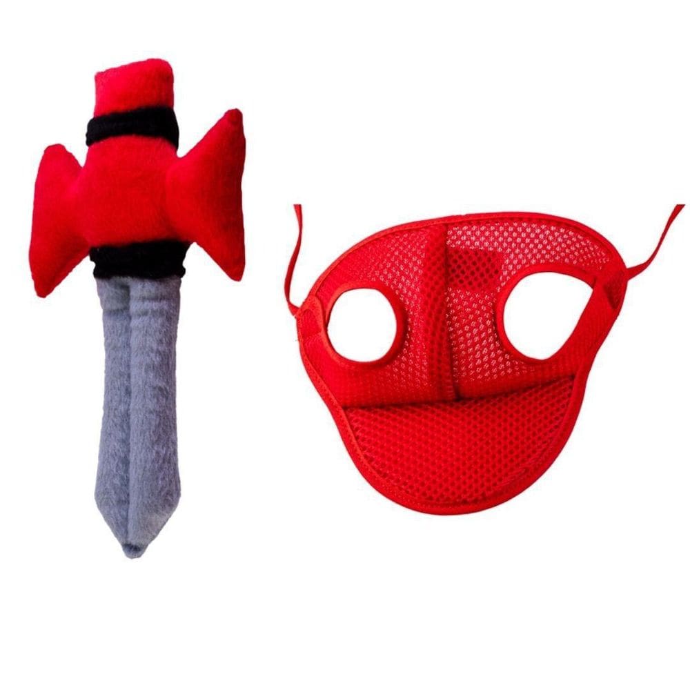 Kit Boné E Pelúcia Espada Para Cães E Gatos - P