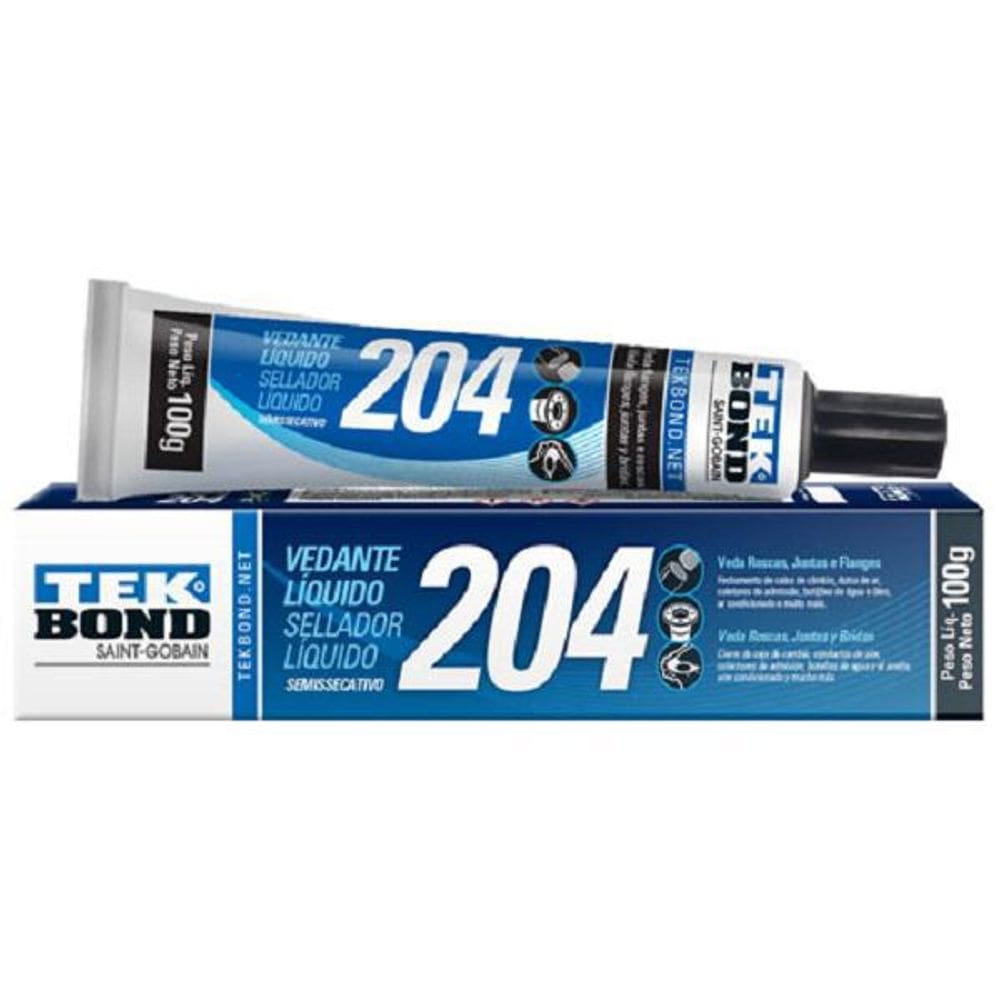 Vedante Líquido - Semi Secativo 204 Tek Bond 100G