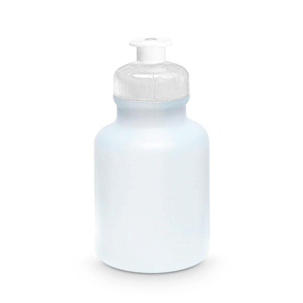 Kit 10 Mini Garrafas Squeeze 300Ml Plástico Branca