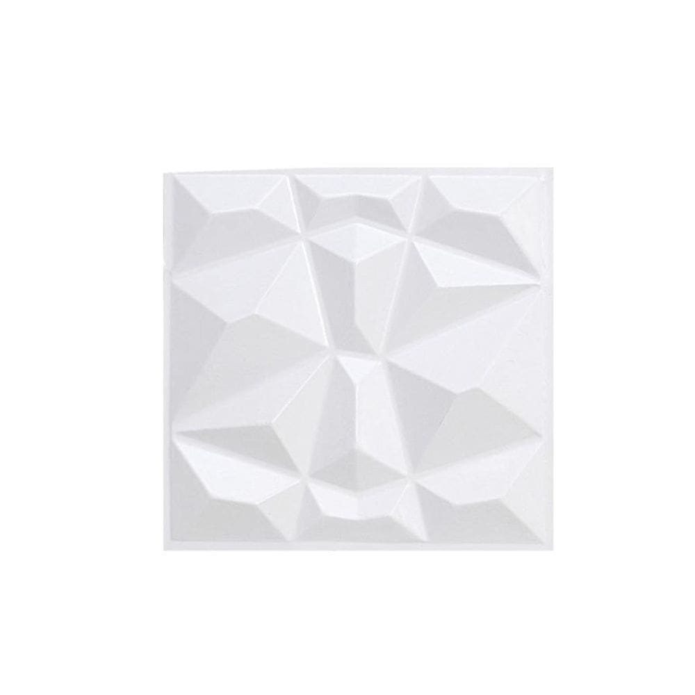Kit 40 Placas Pvc 3D Revestimento De Parede Diamante 25 Cm