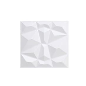 Kit 40 Placas Pvc 3D Revestimento De Parede Diamante 25 Cm