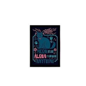 Quadro Meow Is Like Aloha, It Can Mean Anything 33X24C