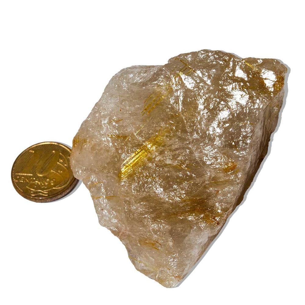 01 Rutilo Bruto Pedra Natural Tamanho G 100 a 150g Tipo B