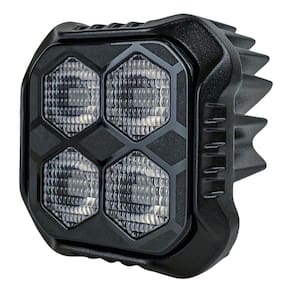 Farol de milha LED quadrado 20W 12V 1800 lumens Alta Potência off-road DJ-6920QUA