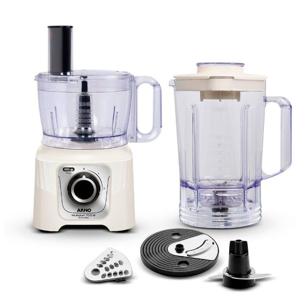 Multiprocessador MP62 16 Funções 2 Velocidades 700W Marfim 110V