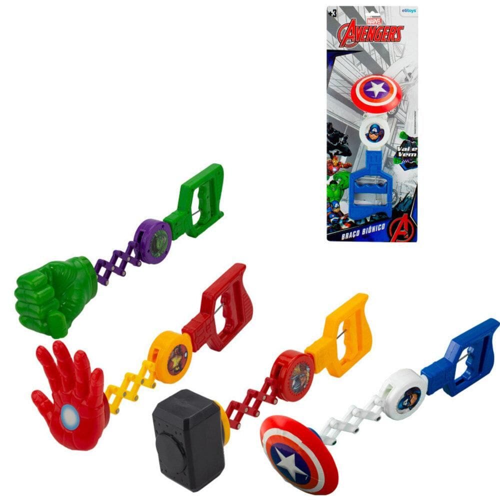 Braço Biônico Avengers YD-128 Etilux Variado