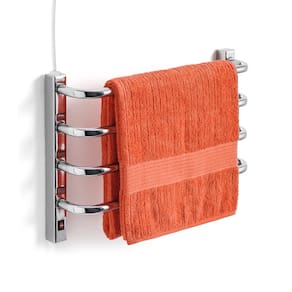 Toalheiro Térmico Pequeno Cromado 220v - Fio Superior Esquerdo