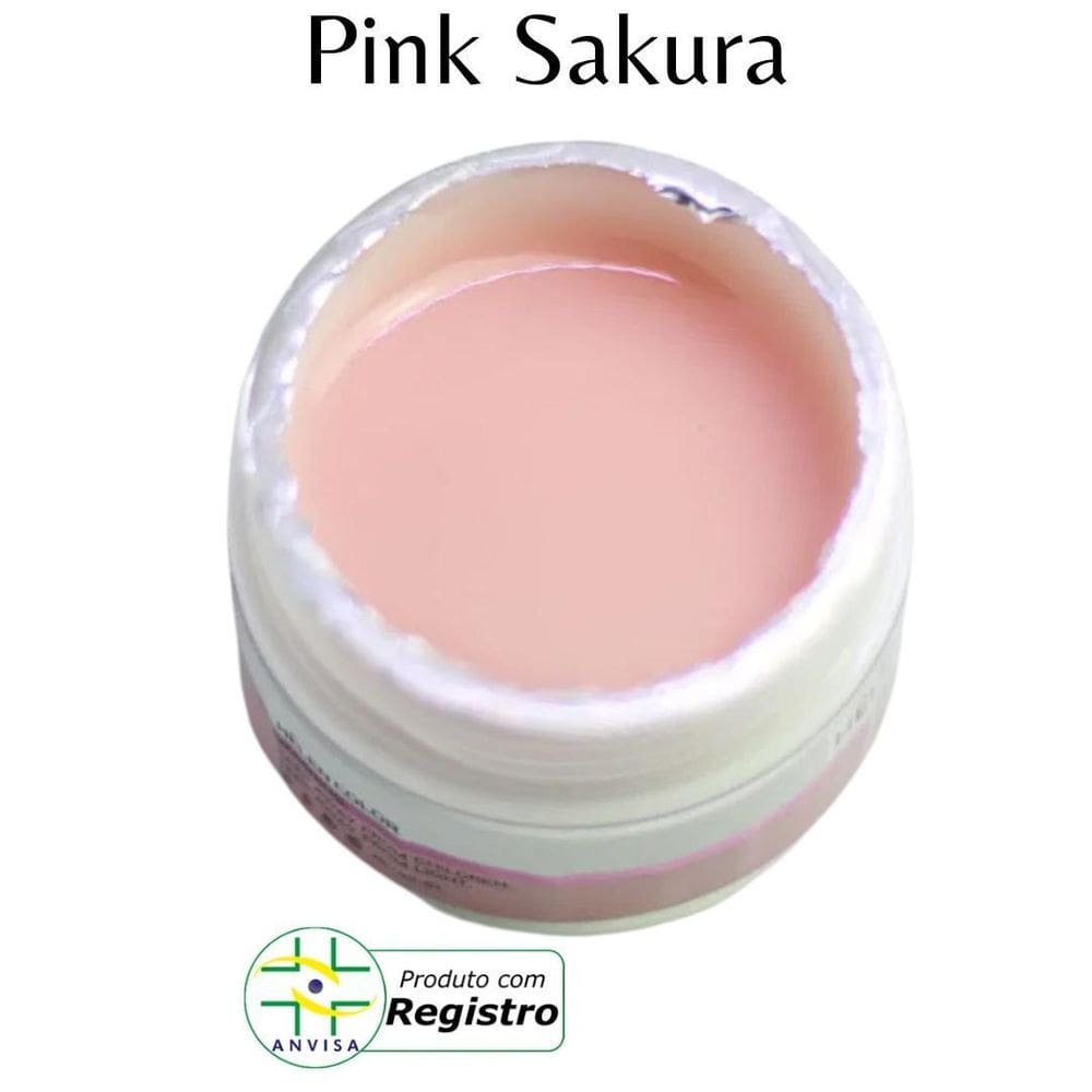 Gel Para Unhas De Gel Helen Color Silver - Pink Sakura 20G