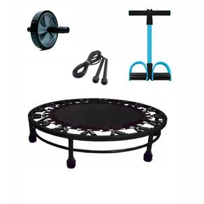 Kit Ginástica Jump+Roda+Corda+Extensor