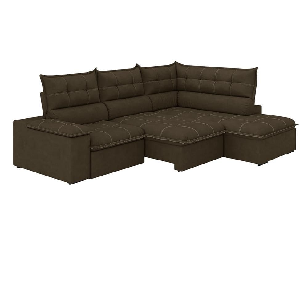 Sofá Best House Retrátil Reclinável Fofão Premium Slim