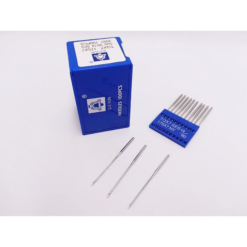 Agulha Botoneira Longa com 10 TQ7 14 SES QX - QXyun