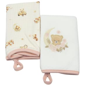 Kit 2 Babinhas Hug New Baby Rosa Pêssego