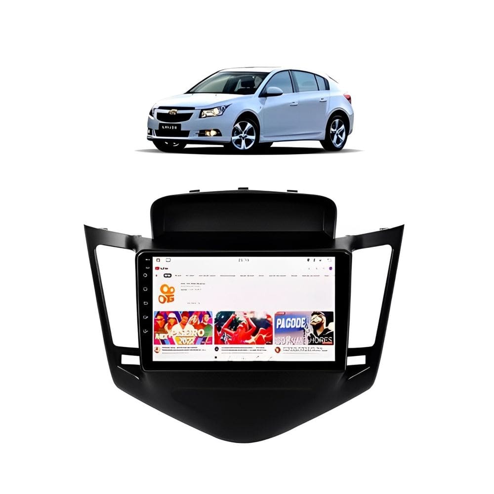 Kit Multimídia Cruze 2012 / 2015 9 Pol Android Carplay 2/32GB - 915BR ROADSTAR