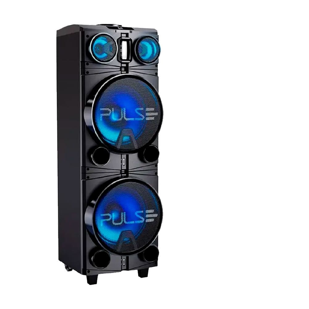 Caixa de Som Pulse Storm 2 SP514 10"pol Bleutooth Led Rádio FM TWs -1500w