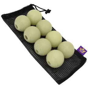 Dog Ball Toys Chew King Glowing Fetch Ball, pacote com 8 bolas