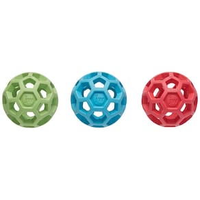 Dog Toy JW Pet Company Mini Hol-ee Roller, pacote com 3