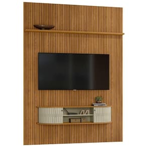Painel Home Suspenso Tv 65 Polegadas New Monte Carlo Cumaru Opala Madetec