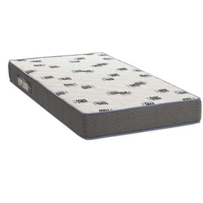 Colchão Solteiro Molas Suede Cinza – 0,88x1,88m