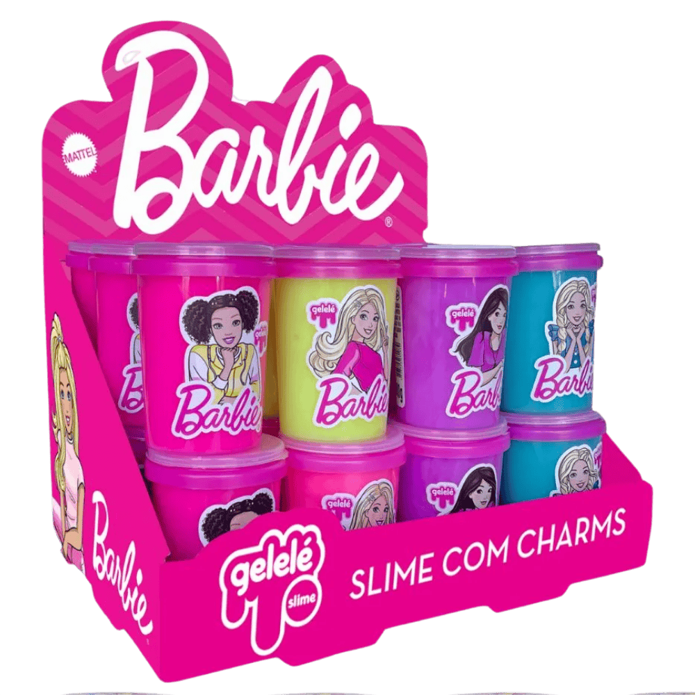 Brinquedo Doce Brinquedo Gelelé Slime Mattel Charms Barbie Pote 180g und