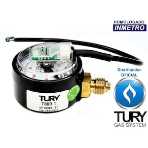 Manômetro T800.1 5V Tury Gas Kit 5 Geração Stag, Sgv 5 E 6