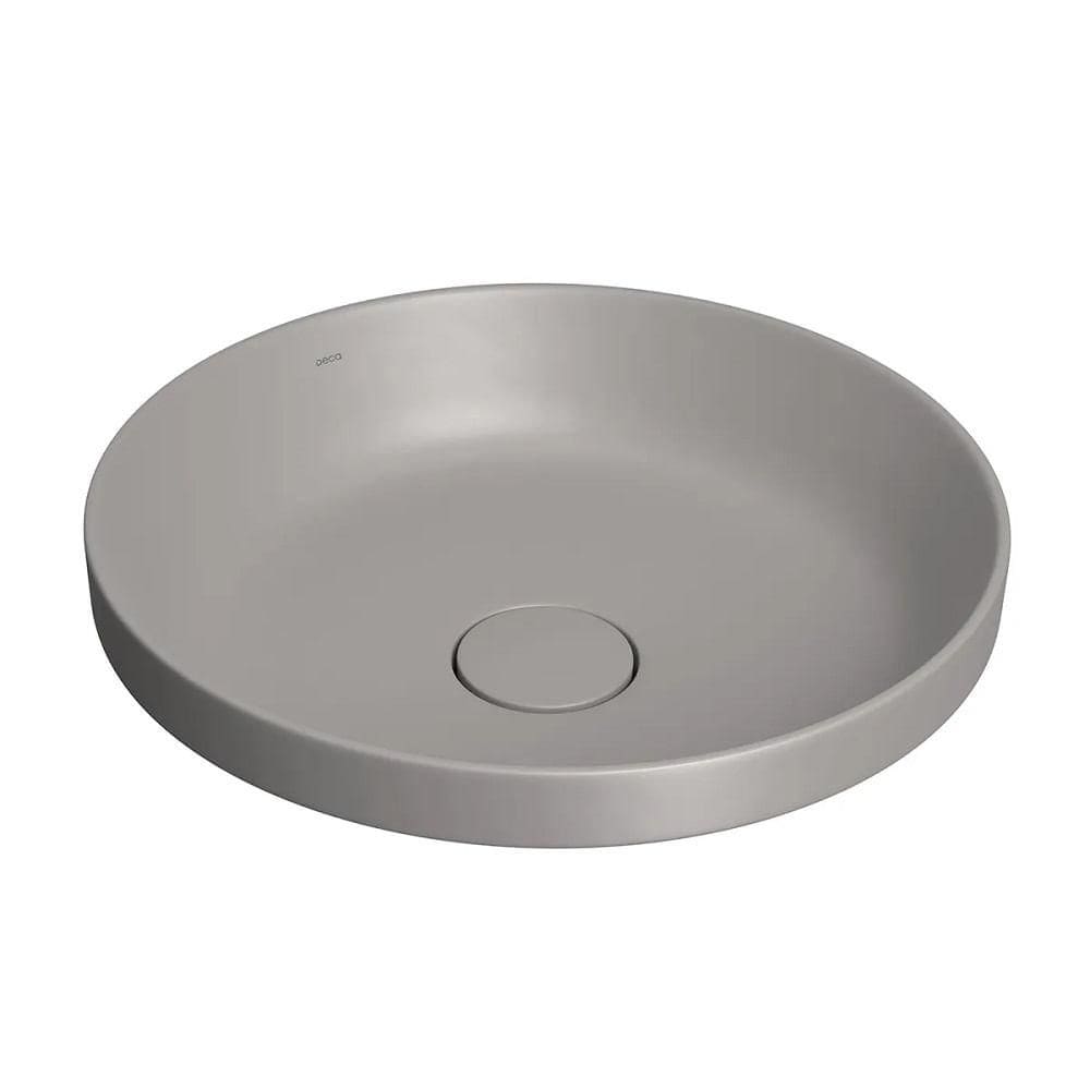 Cuba Sobrepor 40cm Deca Slim Cinza Antracite L.22040.85