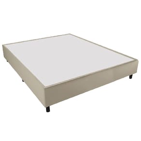 Cama Box Base Casal King 1,93m Suede Marsala